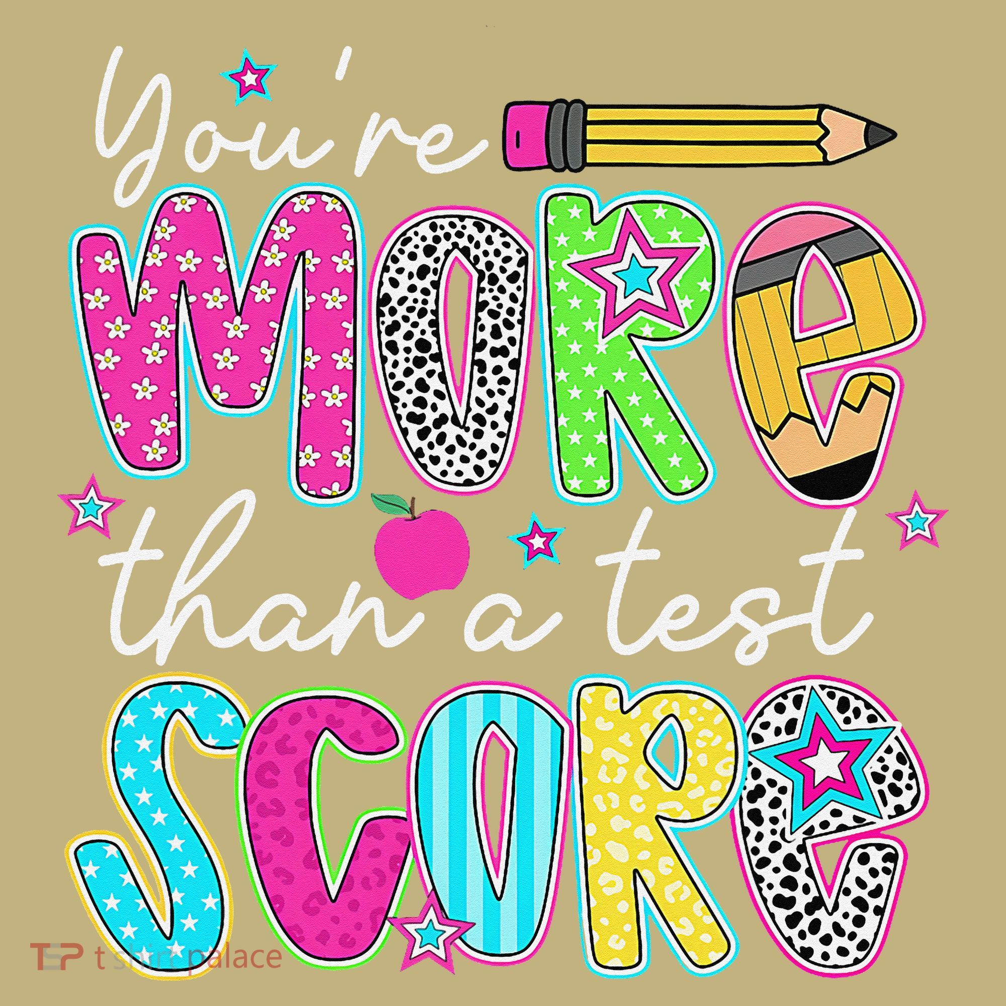 Test Day Teacher Youre More Than A Test Score Women Mousepad