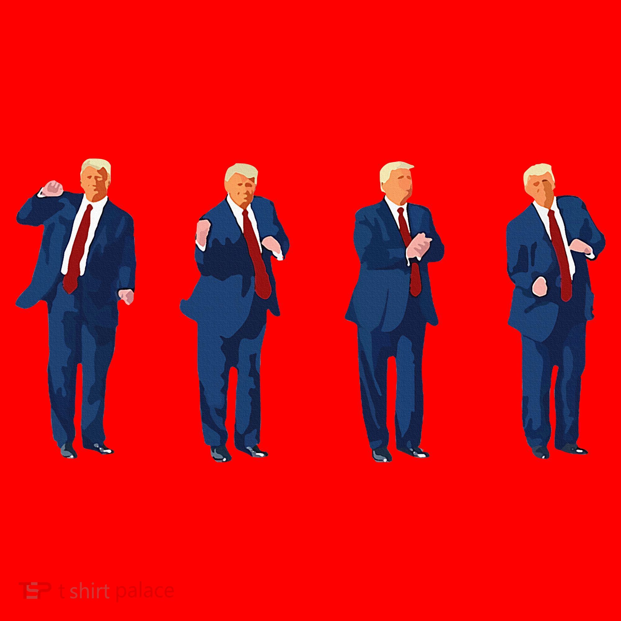 Trump Dance Trump 2024 Santa Hat