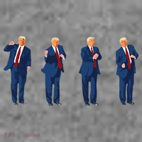 Trump Dance Trump 2024 Toddler Hoodie thumb 2