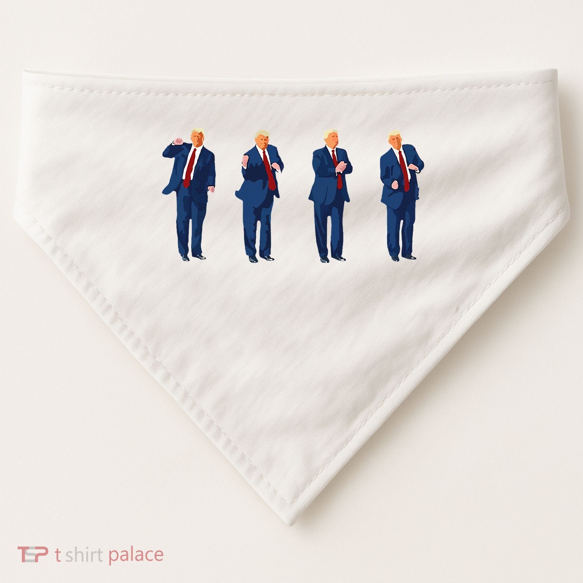 Trump Dance Trump 2024 USA-Made Doggie Bandana
