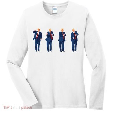 Trump Dance Trump 2024 Women's Long Sleeve Shirt