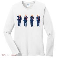 Trump Dance Trump 2024 Women's Long Sleeve Shirt thumb 0