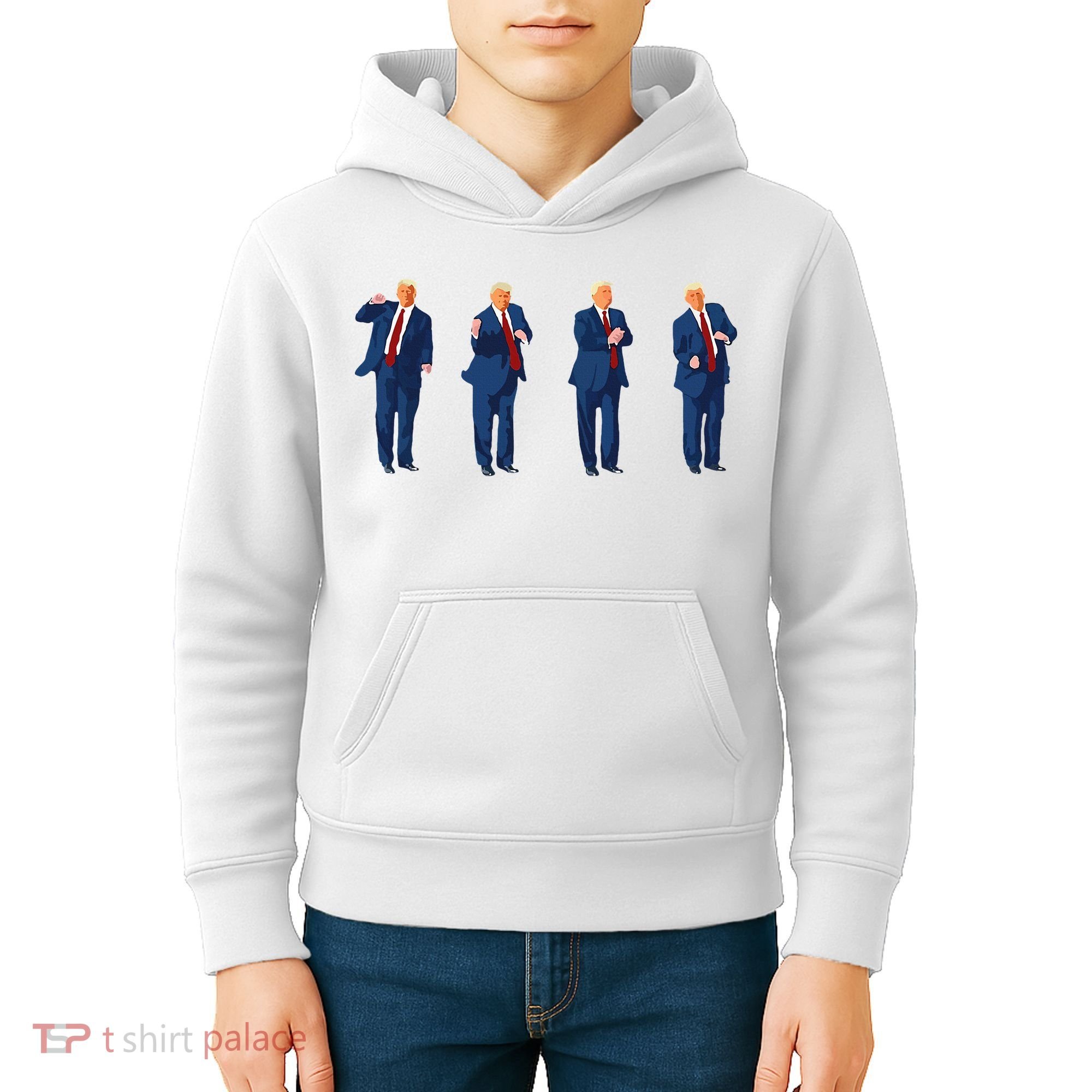 Trump Dance Trump 2024 Kids Hoodie