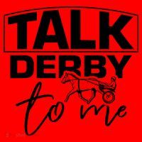 Talk Derby To Me Derby Horse Racing Funny Harness Racing Santa Hat thumb 1