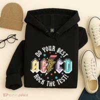 Test Day Teachers Boy Girl Abcd Rock The Test Testing Day Hoodie thumb 4
