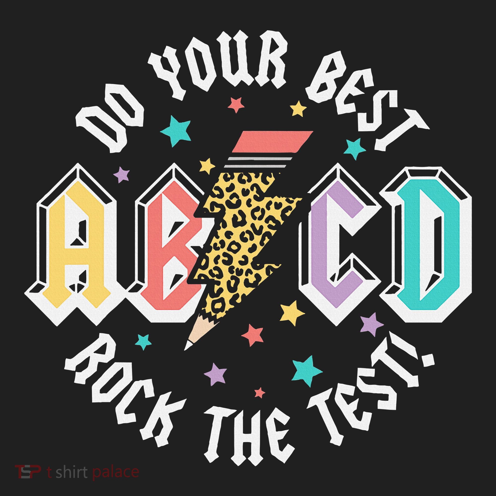 Test Day Teachers Boy Girl Abcd Rock The Test Testing Day Beanie