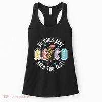 Test Day Teachers Boy Girl Abcd Rock The Test Testing Day Women's Tank Top thumb 0
