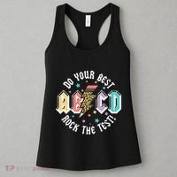 Test Day Teachers Boy Girl Abcd Rock The Test Testing Day Women's Tank Top thumb 3