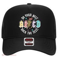 Test Day Teachers Boy Girl Abcd Rock The Test Testing Day Hat thumb 0