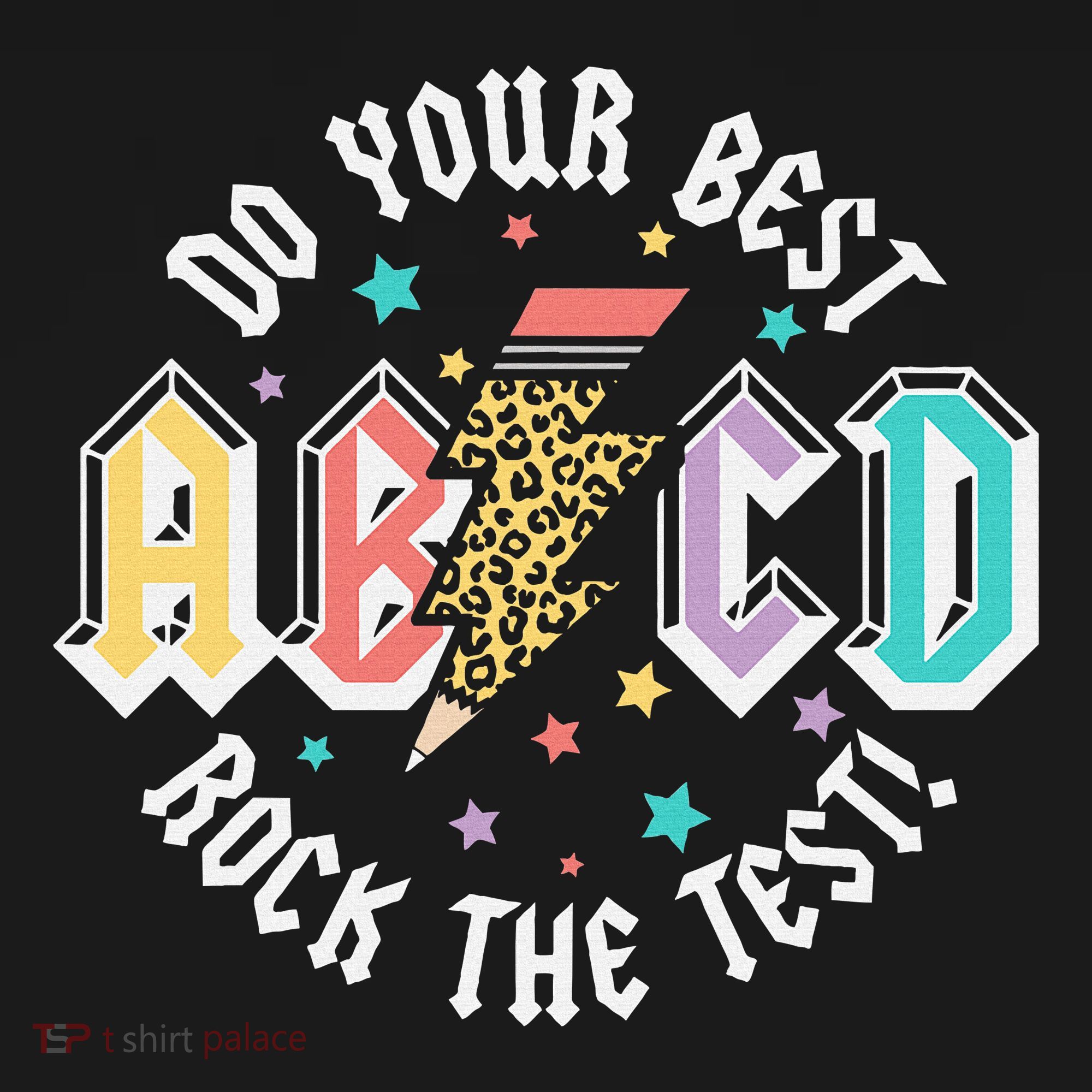 Test Day Teachers Boy Girl Abcd Rock The Test Testing Day Toddler Hoodie