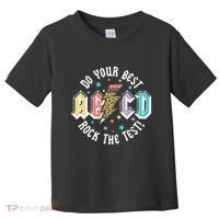 Test Day Teachers Boy Girl Abcd Rock The Test Testing Day Toddler T-Shirt thumb 0