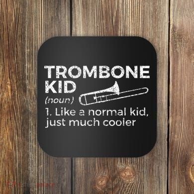 Trombone Definition Trombone Player Coaster