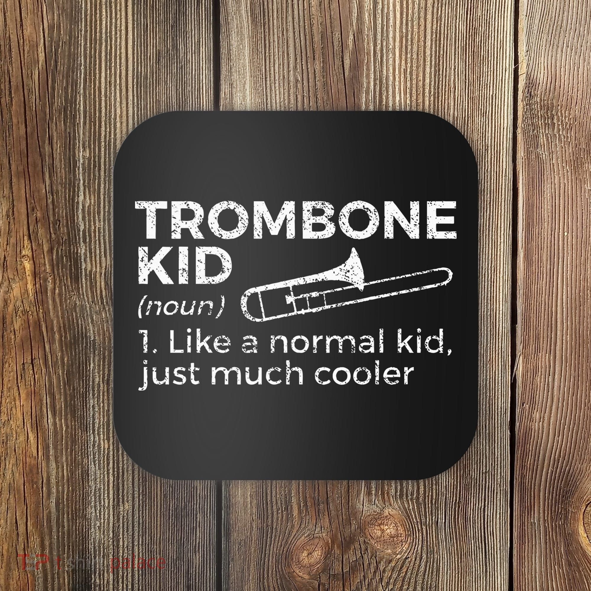 Trombone Definition Trombone Player Coaster