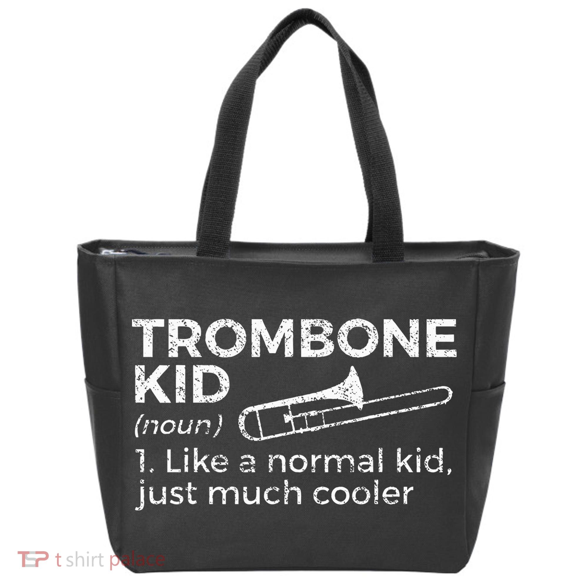 Trombone Definition Trombone Player Tote Bag
