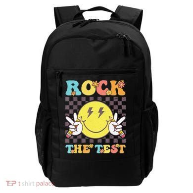 Testing Day Teacher Student Motivational Rock The Test Backpack