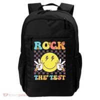 Testing Day Teacher Student Motivational Rock The Test Backpack thumb 0