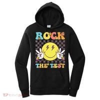 Testing Day Teacher Student Motivational Rock The Test Women's Hoodie thumb 0