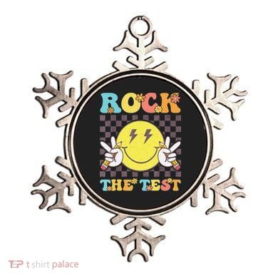 Testing Day Teacher Student Motivational Rock The Test Ornament