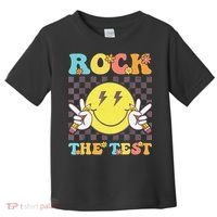 Testing Day Teacher Student Motivational Rock The Test Toddler T-Shirt thumb 0