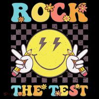 Testing Day Teacher Student Motivational Rock The Test Toddler T-Shirt thumb 4
