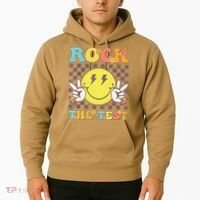 Testing Day Teacher Student Motivational Rock The Test Hoodie thumb 2