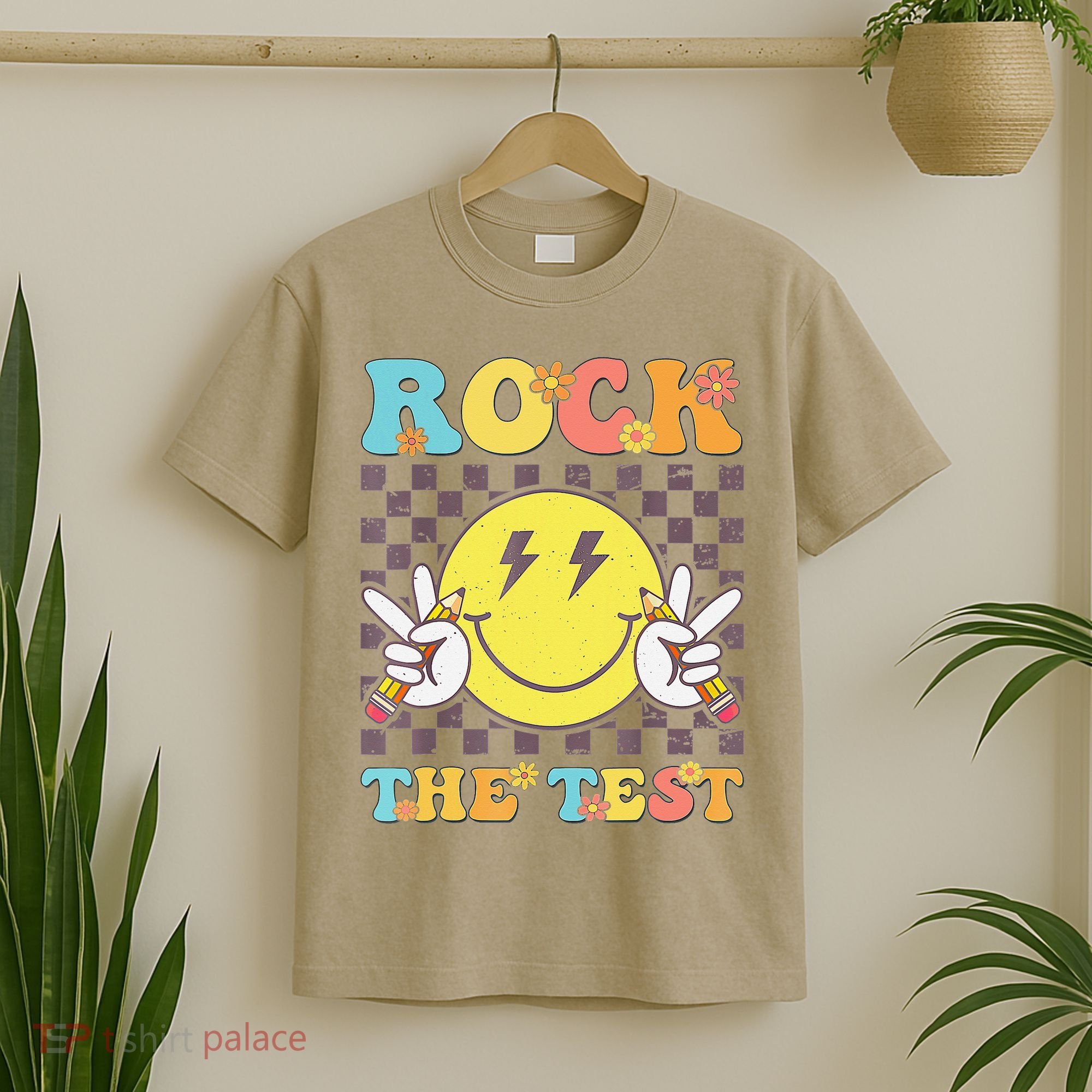 Testing Day Teacher Student Motivational Rock The Test T-Shirt