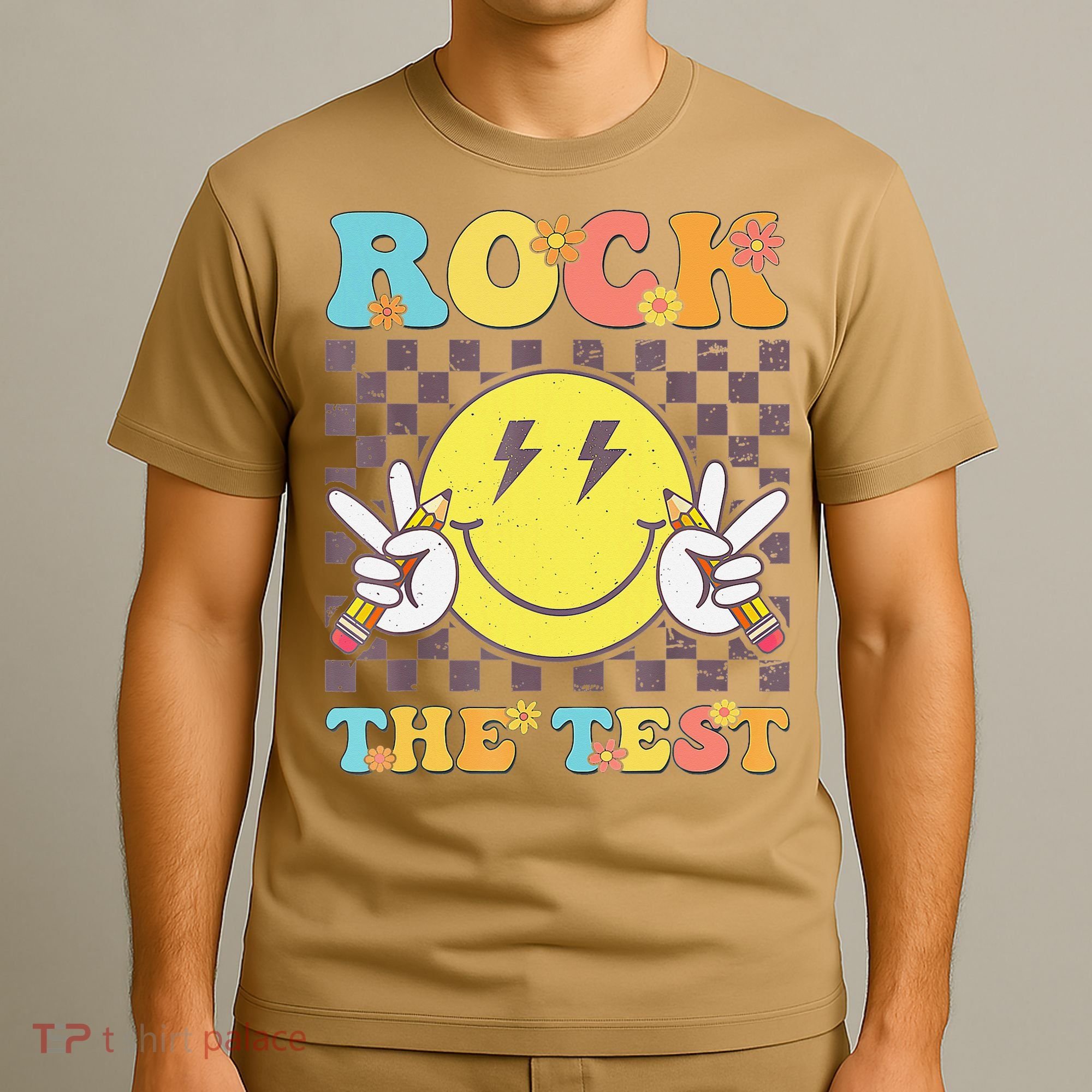 Testing Day Teacher Student Motivational Rock The Test T-Shirt