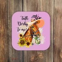 Talk Derby To Me Sunflower Horse Racing Coaster thumb 0