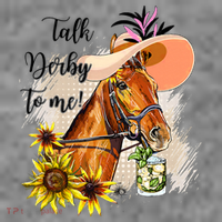Talk Derby To Me Sunflower Horse Racing Toddler Hoodie thumb 2