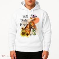 Talk Derby To Me Sunflower Horse Racing Hoodie thumb 2