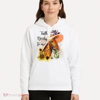 Talk Derby To Me Sunflower Horse Racing Hoodie thumb 5