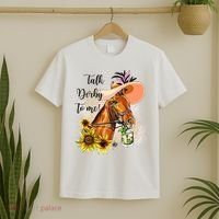 Talk Derby To Me Sunflower Horse Racing T-Shirt thumb 2
