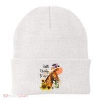 Talk Derby To Me Sunflower Horse Racing Beanie thumb 0