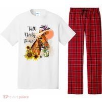 Talk Derby To Me Sunflower Horse Racing Pajama Set thumb 0