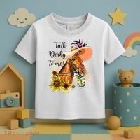 Talk Derby To Me Sunflower Horse Racing Toddler T-Shirt thumb 3