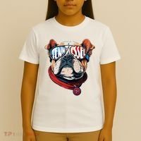Tennessee Dog Tri Stars Flag Sports Fan T-Shirt thumb 4