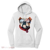 Tennessee Dog Tri Stars Flag Sports Fan Women's Hoodie thumb 0