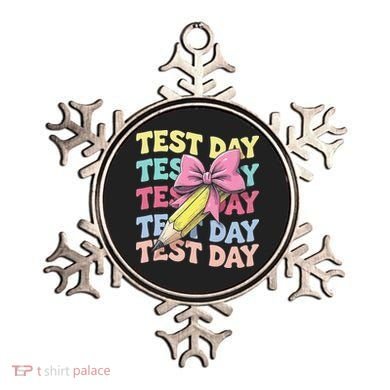 Test Day Testing Teacher Coquette Bow Pencil Ornament