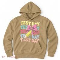 Test Day Testing Teacher Coquette Bow Pencil Hoodie thumb 0
