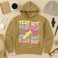 Test Day Testing Teacher Coquette Bow Pencil Hoodie thumb 3
