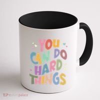 Test Day Teacher You Can Do Hard Things Coffee Mug thumb 1