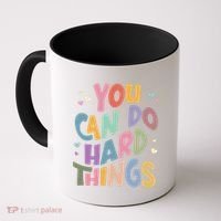 Test Day Teacher You Can Do Hard Things Coffee Mug thumb 0