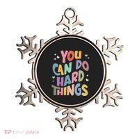 Test Day Teacher You Can Do Hard Things Ornament thumb 0