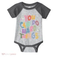 Test Day Teacher You Can Do Hard Things Infant Baby Jersey Bodysuit thumb 0