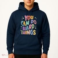 Test Day Teacher You Can Do Hard Things Hoodie thumb 2