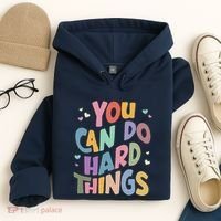 Test Day Teacher You Can Do Hard Things Hoodie thumb 4