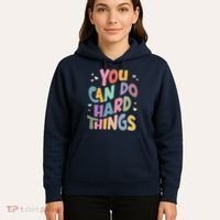 Test Day Teacher You Can Do Hard Things Hoodie thumb 5