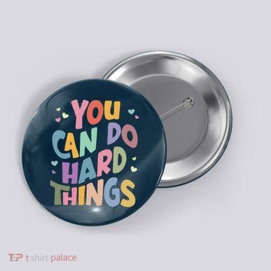Test Day Teacher You Can Do Hard Things Button
