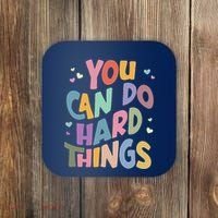 Test Day Teacher You Can Do Hard Things Coaster thumb 0