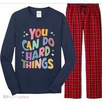 Test Day Teacher You Can Do Hard Things Long Sleeve Pajama Set thumb 0